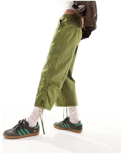 Pantalones capri Reclaimed (vintage) de color Green