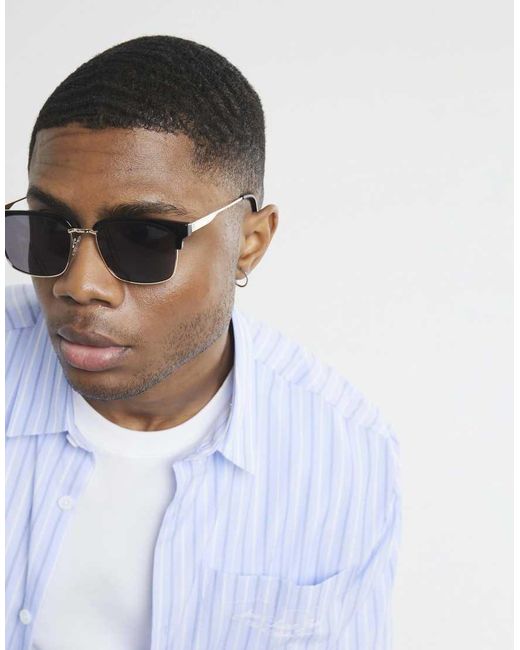 River Island White Sunglasses for men