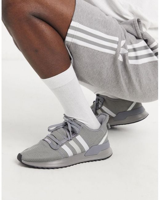 adidas Originals Gummi – u-path – lauf-sneaker in Grau für Herren - Lyst