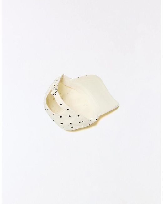 Bershka Black Polka Dot Cap