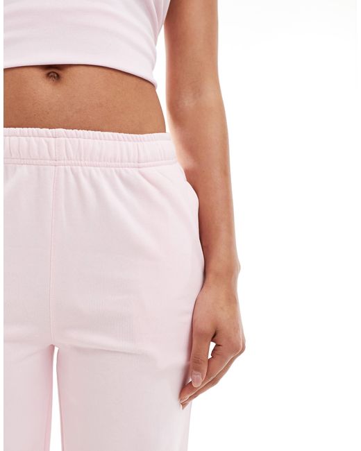 Cotton On White Cotton On Lightweight Fleece Straight Leg Pants