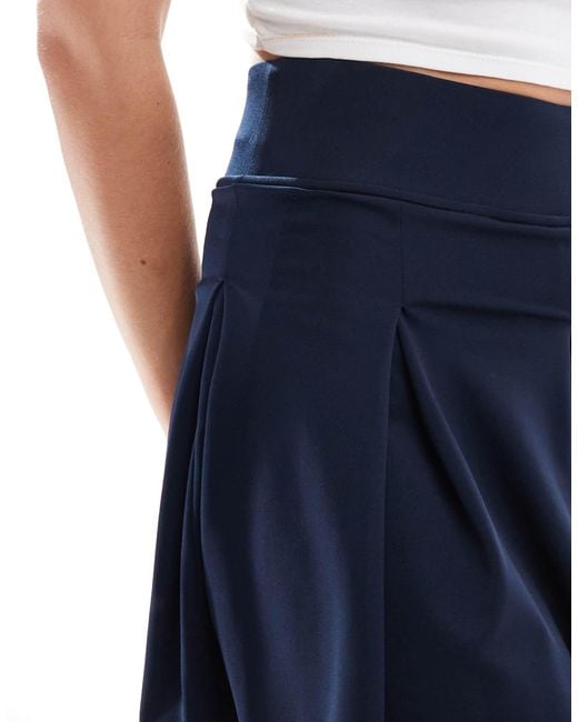 Miss Selfridge Blue – plissierter mini-tennis-skort