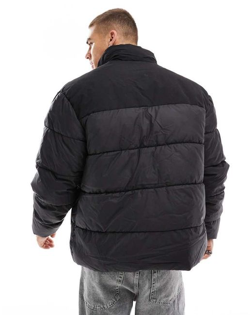 Jack & Jones Black Puffer Jacket for men