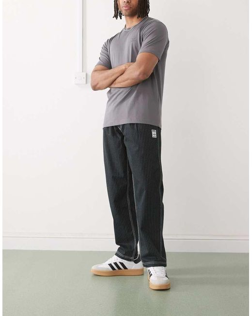 Adidas Originals White Wabash Workwear Trouser for men