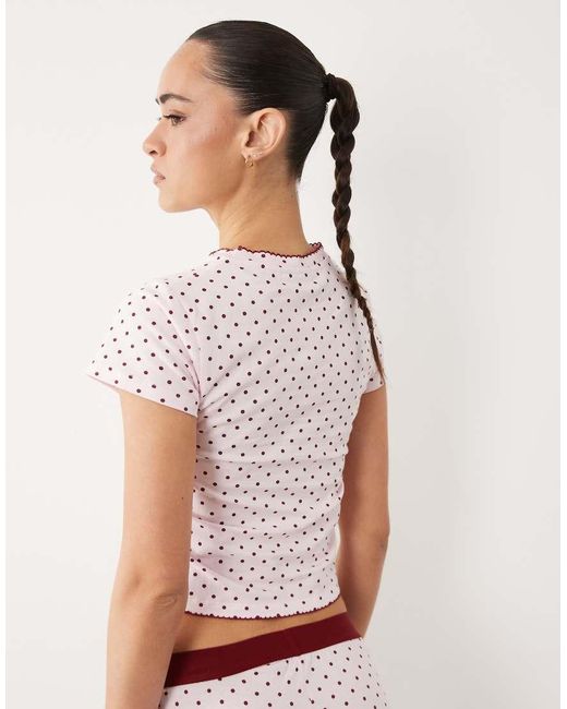 ASOS Pink Mix & Match Pajama Baby Tee