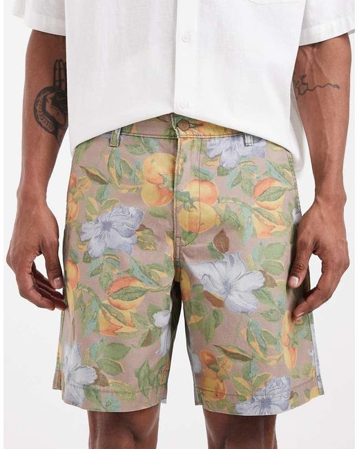 Xx Shorts Coordinati Relaxed Autentici Con Stampa Floreale di Levi's in White da Uomo