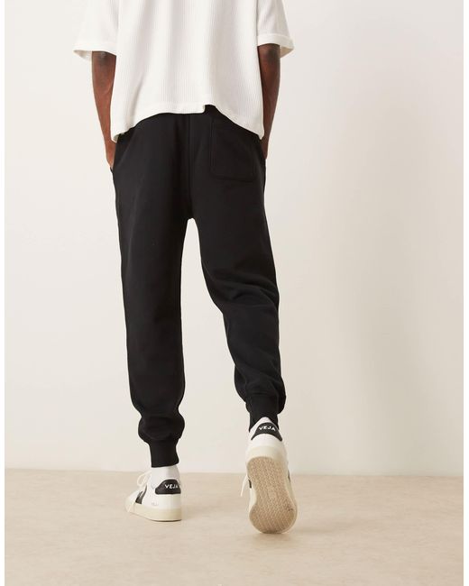Abercrombie & Fitch – locker geschnittene jogginghose in Natural für Herren