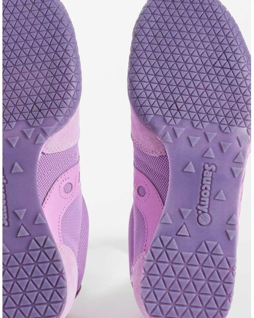 Saucony Purple Racer 80 Trainers