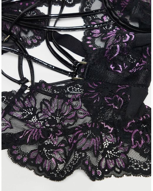 Ann Summers Black Crotchless Teddy