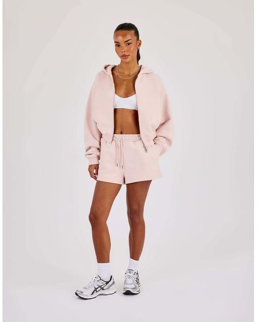 CERNUCCI Pink Embroidered Shorts