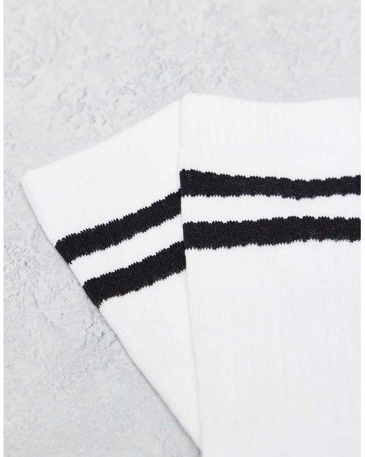 Only & Sons White 2 Pack Socks for men