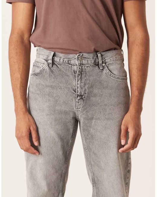 ASOS Natural Straight Leg Jeans for men