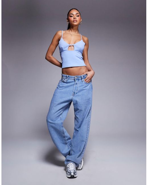 ASOS Gray Bust Cup Cami Top