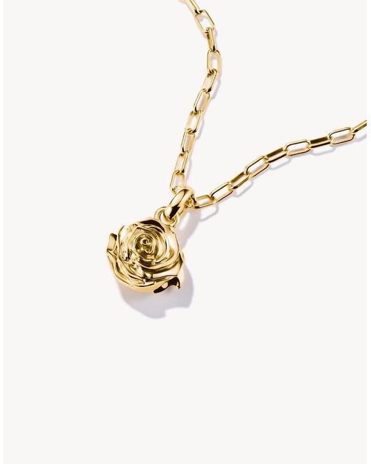 Thomas Sabo Metallic Charm Pendant Rose Blossom Connect-Plated