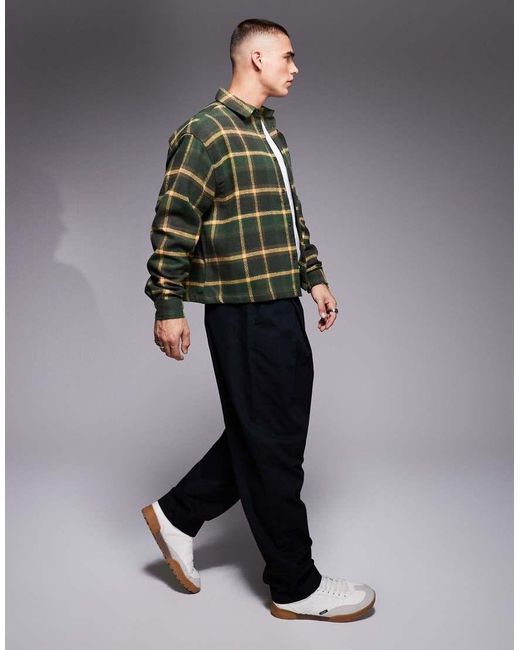 Camicia Oversize Squadrata di ASOS in Gray da Uomo