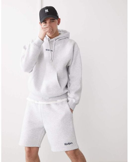 Kickers Gray Fleece Shorts for men
