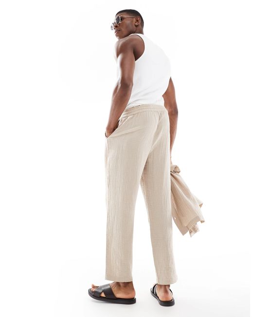 Pantalon Goldsboro pour homme en coloris White