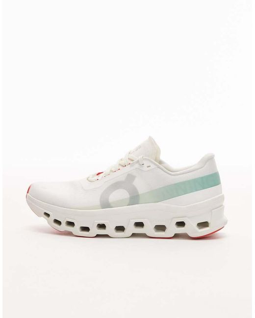 On Shoes White Cloudmster 1 Running Trainers for men