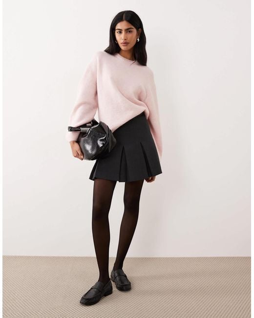 Gina Tricot Pink – pullover aus wolle und alpakawolle