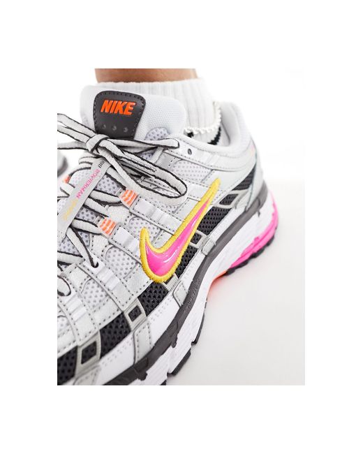 Nike White – p-6000 – unisex-sneaker