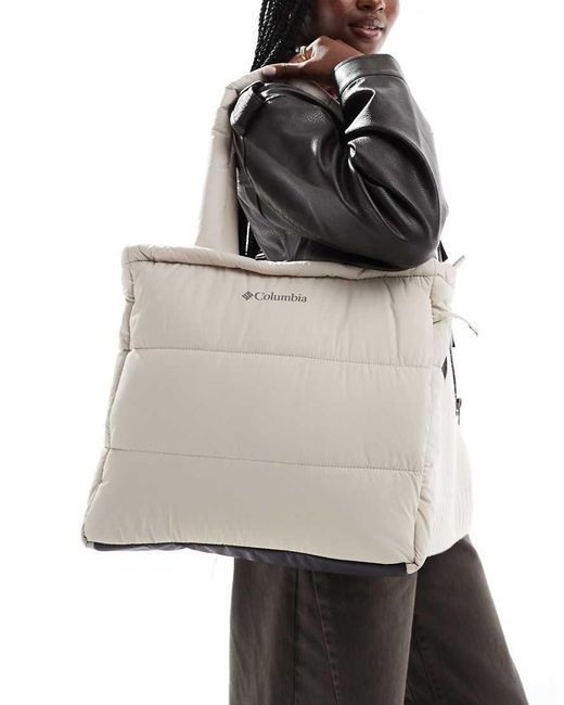 Columbia Gray Pike Lake Ii Puffer Tote