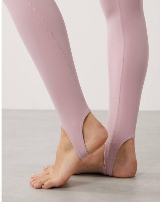 BO+TEE Pink Bo+tee Foldover Mid Rise Stirrup leggings