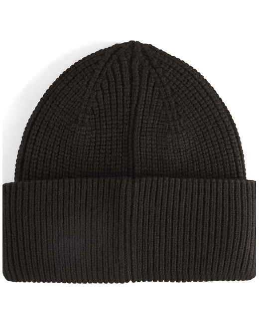 PUMA Black Wardrobe Essentials Chunky Mid Crown Beanie