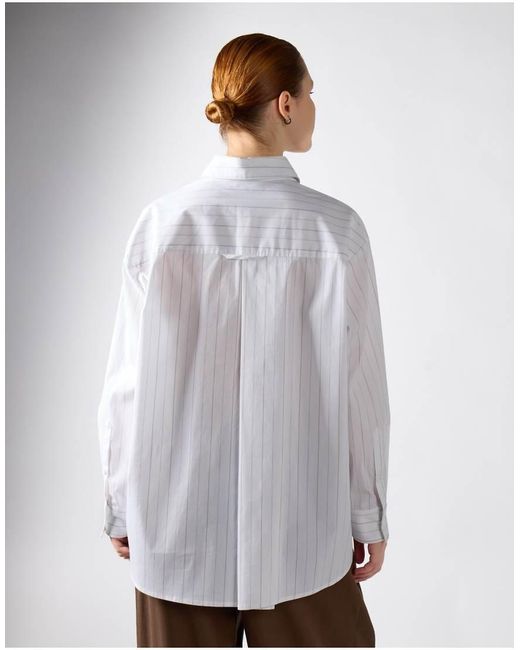 NARRATED Gray Relaxed Fit Button-Up Shirt