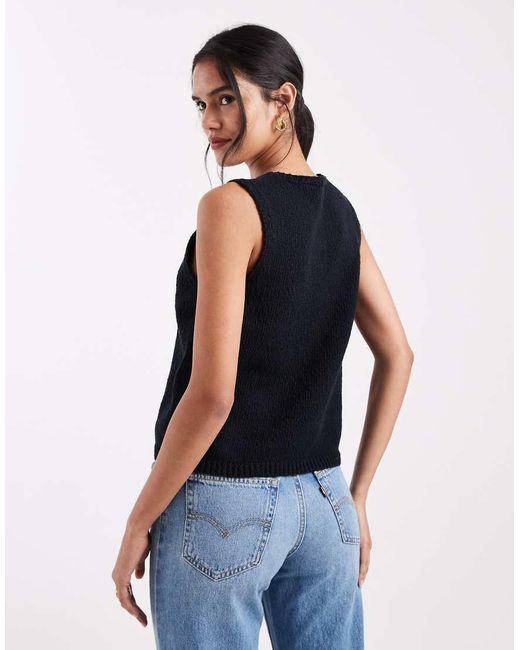 Levi's Blue Boucle Vest