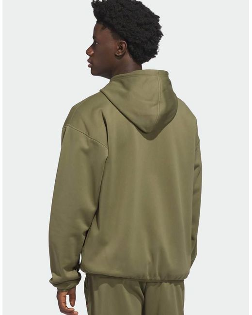 Adidas Originals Green Adidas Crazy Warm Fullzip Hoodie for men