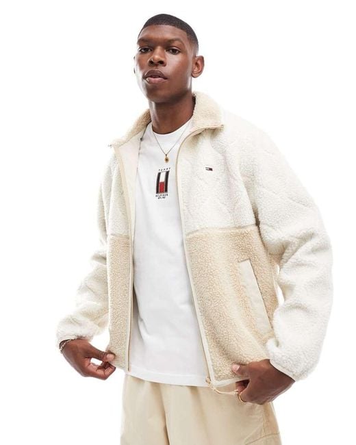 Tommy Hilfiger Natural Teddy Fleece Jacket