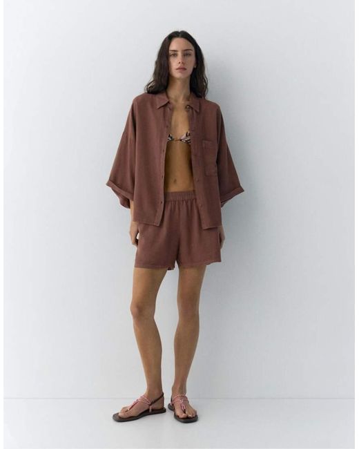 Camicia di Pull&Bear in Brown