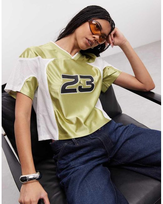 Nike Green Jersey Top
