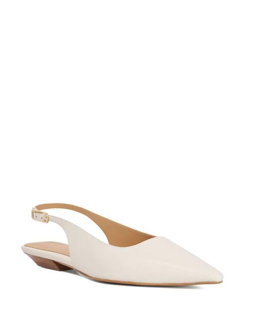Dune Natural Hostess Ballet Pumps