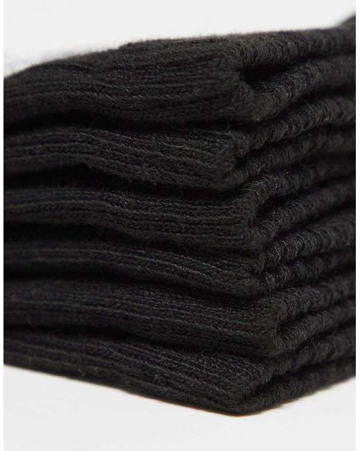 The North Face Black Simple Dome 3 Pack Logo Socks