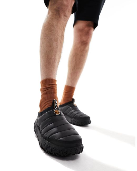 Timberland Black Gs Motion 6 Slip On Padded Mule Trainers for men