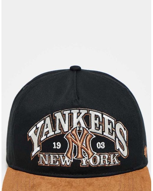 '47 Black Ny Yankees Hitch Baseball Cap