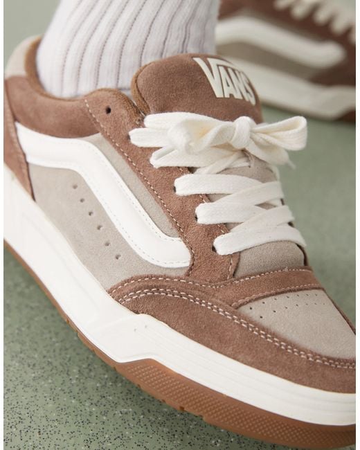 Hylane - baskets chunky en daim - fauve bicolore Vans en coloris Natural