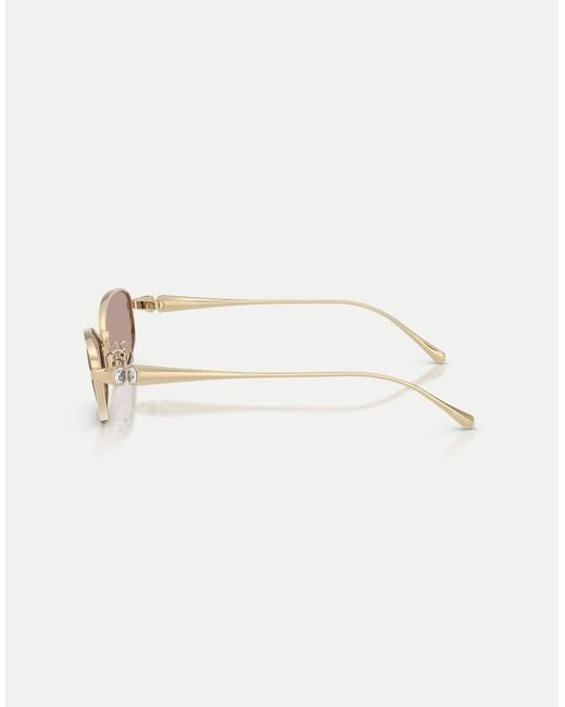 Swarovski Pink Rectangle Sunglasses With Lens