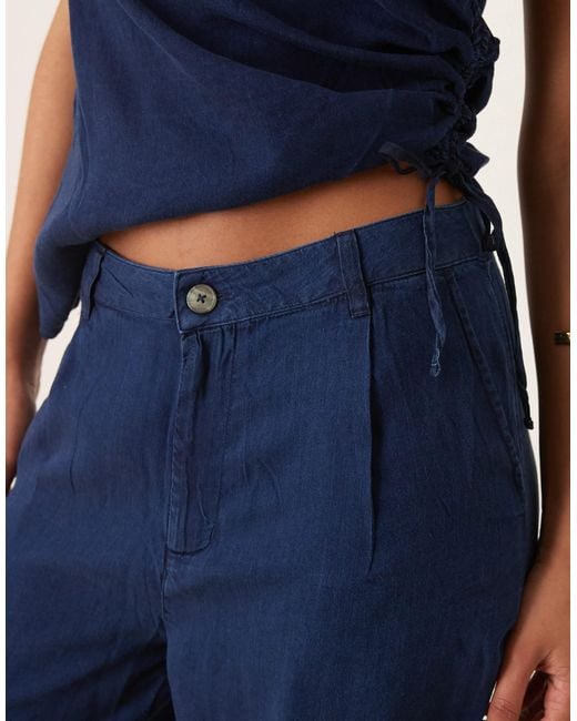 Mango Blue – weit geschnittene hose