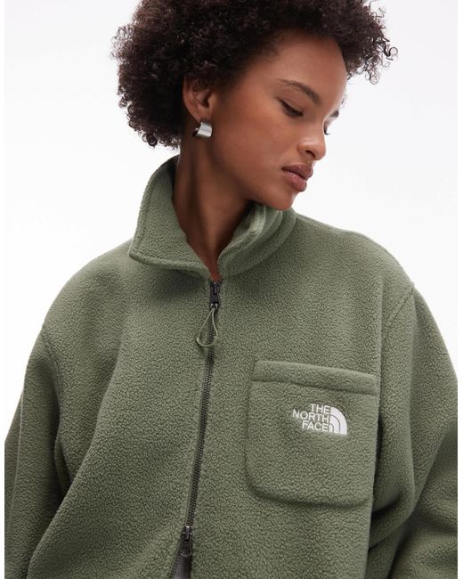 The North Face Green – dirus – unisex-fleecejacke