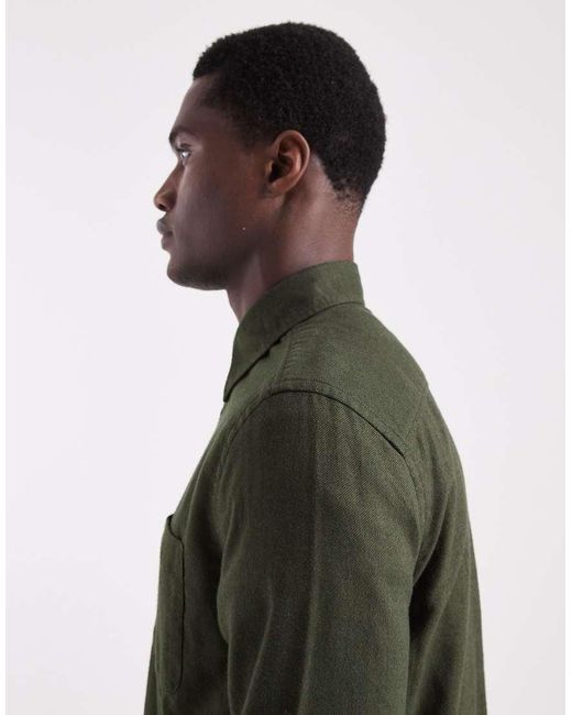 Camicia di Tommy Hilfiger in Green da Uomo