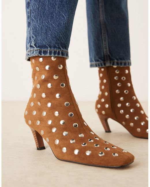 ASOS Brown – raye – ankle boots