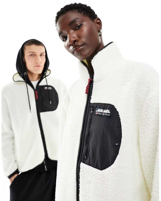 New Balance Black Home Again Sherpa Jacket