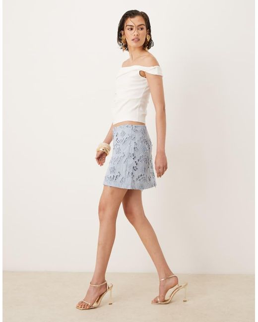 Mango Bardot-Top in het White