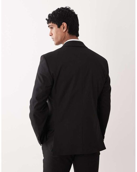ASOS Black Slim Suit Blazer for men