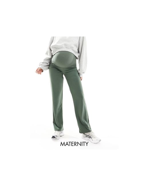 Pantalones verde Mama.licious de color White