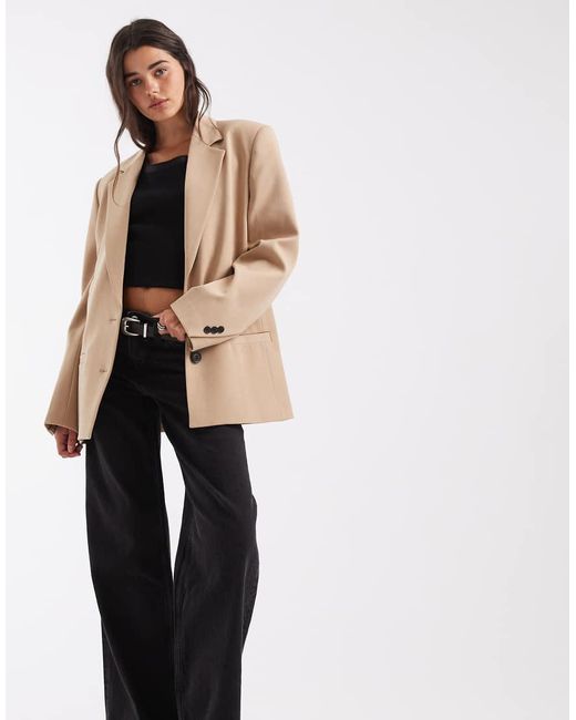 ASOS White Tailored Loose Fit Blazer