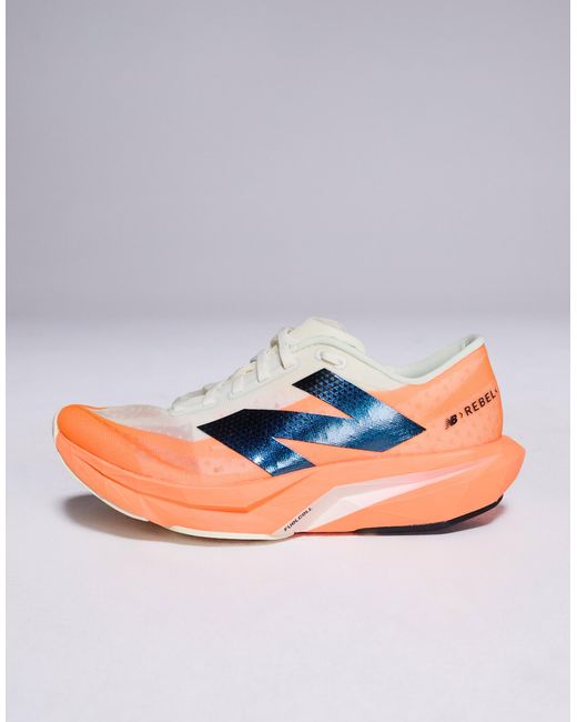 New Balance Pink Fuel Cell Rebel V4 Running Trainers