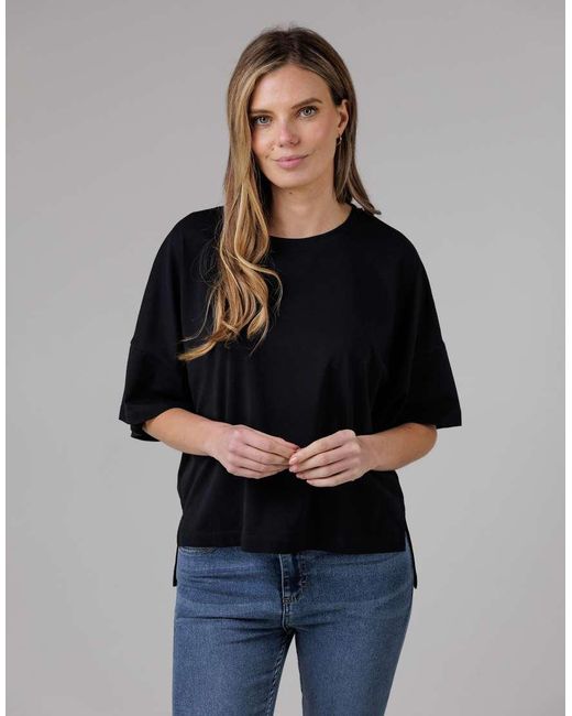 French Connection Black 2 Pack Cotton Boxy Scoop Neck T-Shirts